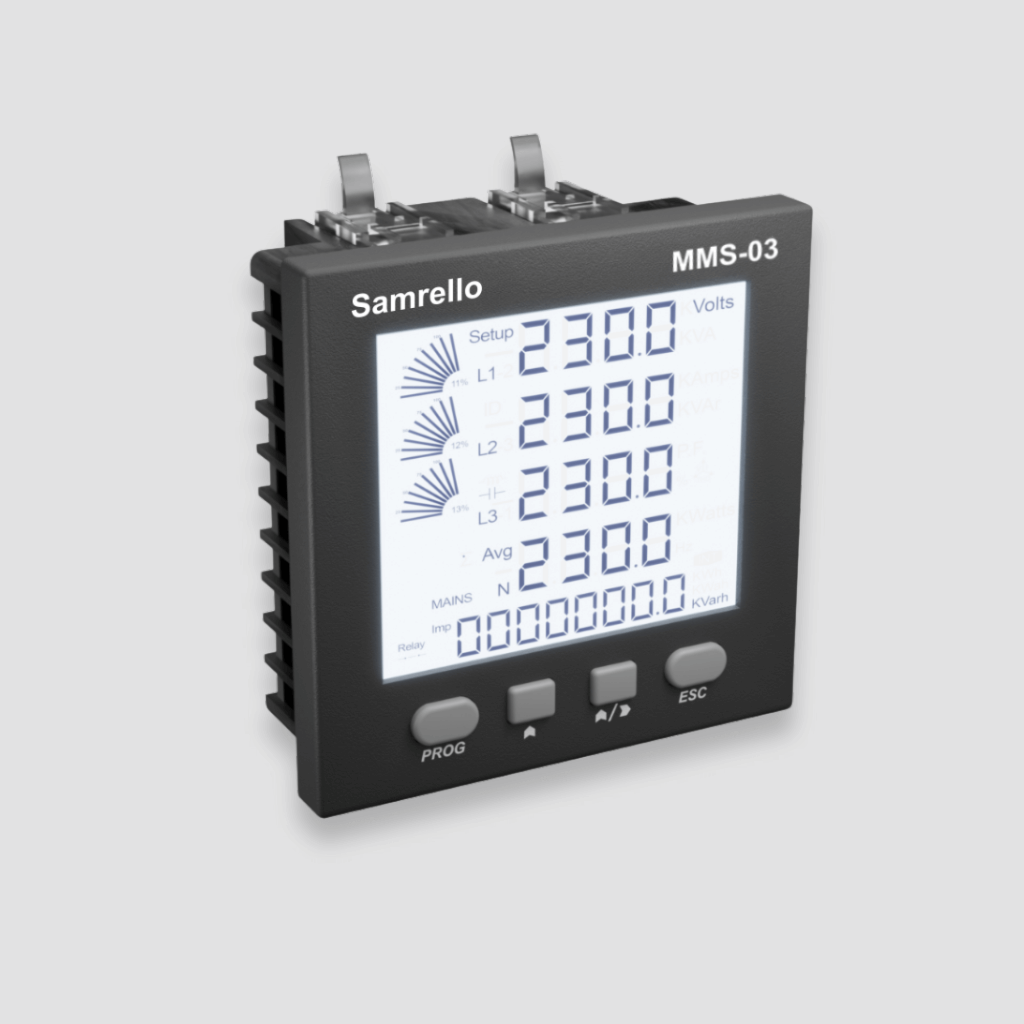 MEDIDOR MULTIFUNÇÃO TRIFÁSICO - LCD